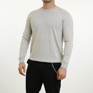 Light Grey Thin Knit Sweater