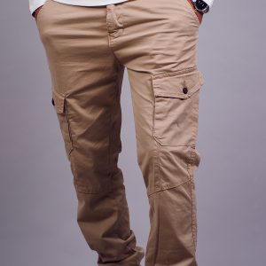 Beige Cargo Pants