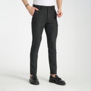 Anthracite Textured Trousers