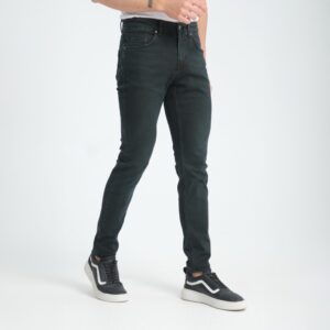 Green Wash Tapered Fit Jeans
