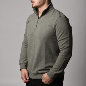 Sage Demi-Zip Sweater